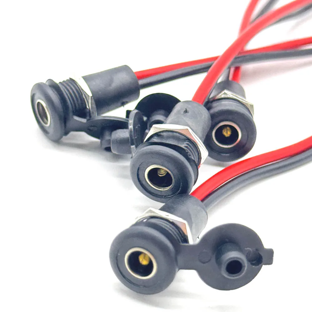 5,5 x 2,1 mm 5,5 x 2,5 mm akumulator złącze wtykowe DC dla majsterkowiczów wodoodporne złącze typu jack z przewodem Turmera — zdjęcie 7