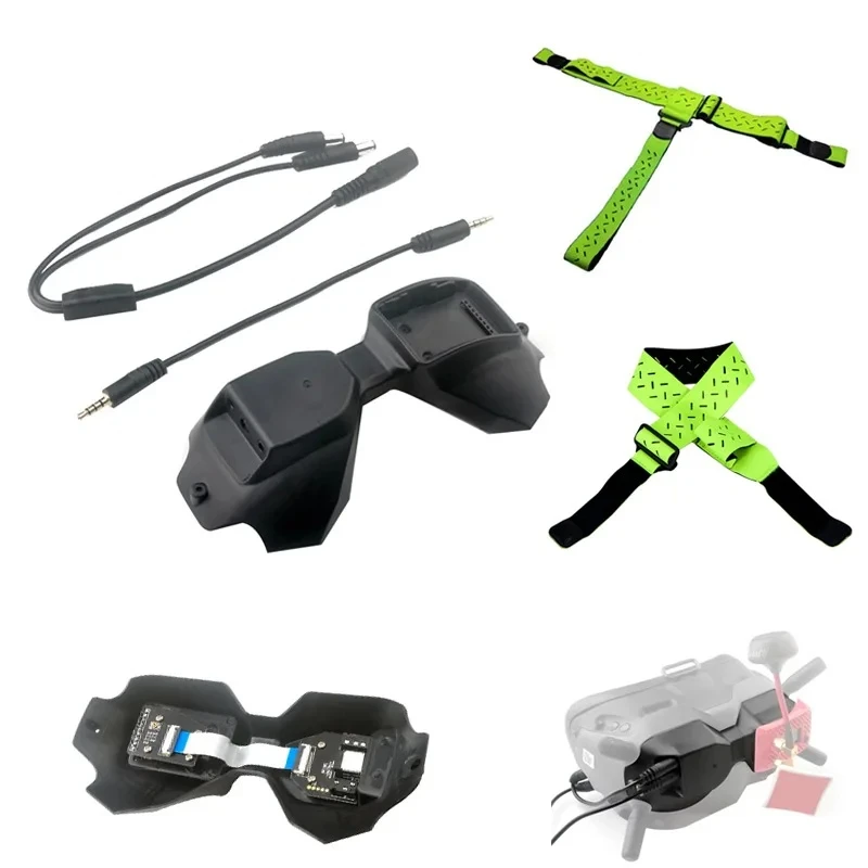 Модуль аналогового адаптера D2A для очков DJI FPV 2 V1 V2 5,8G для Rapid Fire/TBS Fusion/Wildfire 2-4S Plug and Play