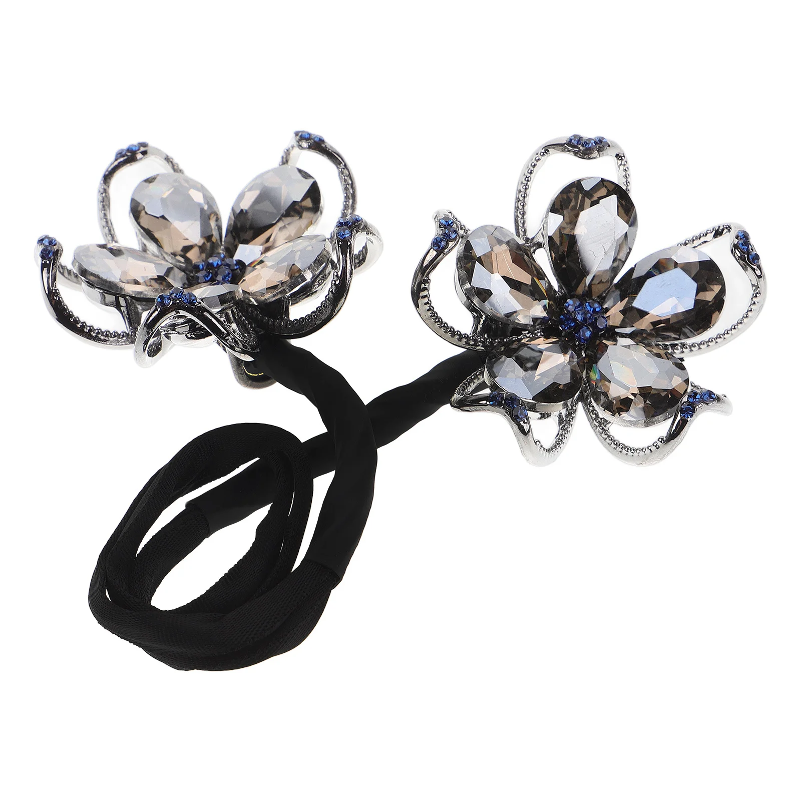 

Машина для изготовления булочек с цветком и стразами, заколка для волос с кристаллами, формирователь прически, ленивые бигуди, аксессуар для волос для шиньонов, прически, булочки