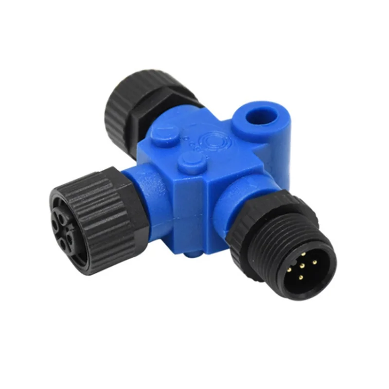 

A25F-для лодки NMEA 2000 для сетевой морской Т-разъем Lowrance M12, 5-контактный IP67, водонепроницаемый тройник с магистральным кабелем