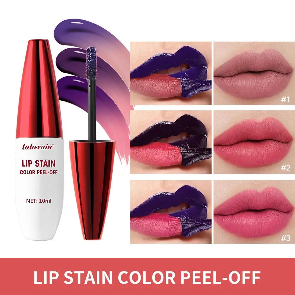 Lip Tattoo Liquid Lipstick Lip Liner Tinted Peel-off Lip Glaze Long Lasting Beauty Lip Woman Makeup Items Waterproof Cosmetics
