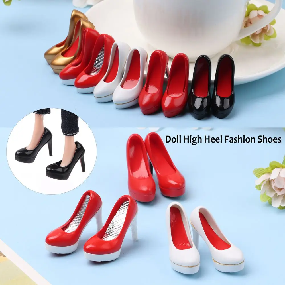 Fashion Casual High Heel Shoes Daily Wear For Barbie Doll Clothes For 11.5\