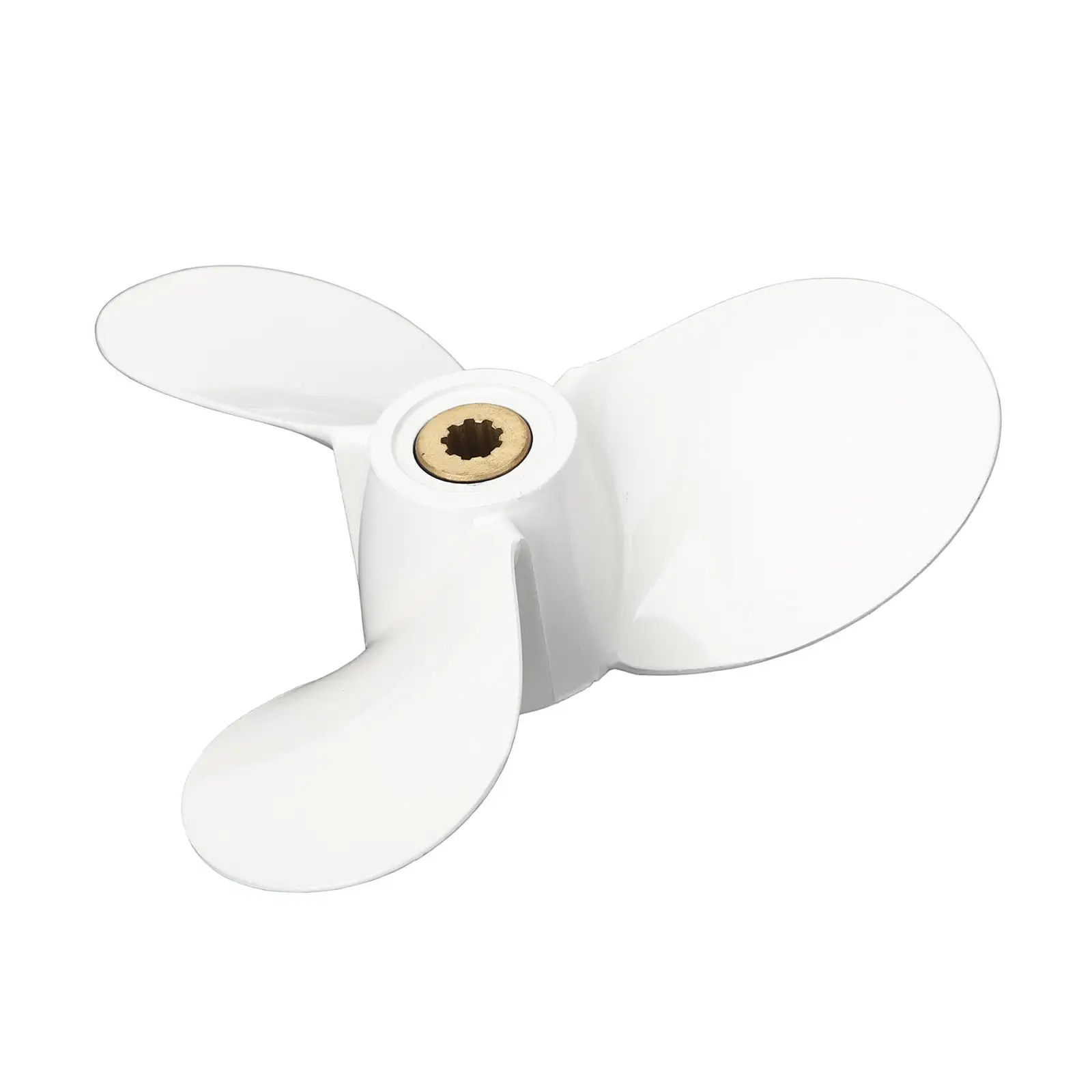 Boat Propeller 6E0-45943-01el Replacement Metal Outboard Motor Spiral Propeller Compatible for Yamaha 7 1/2 x 8 BA 5HP 4HP