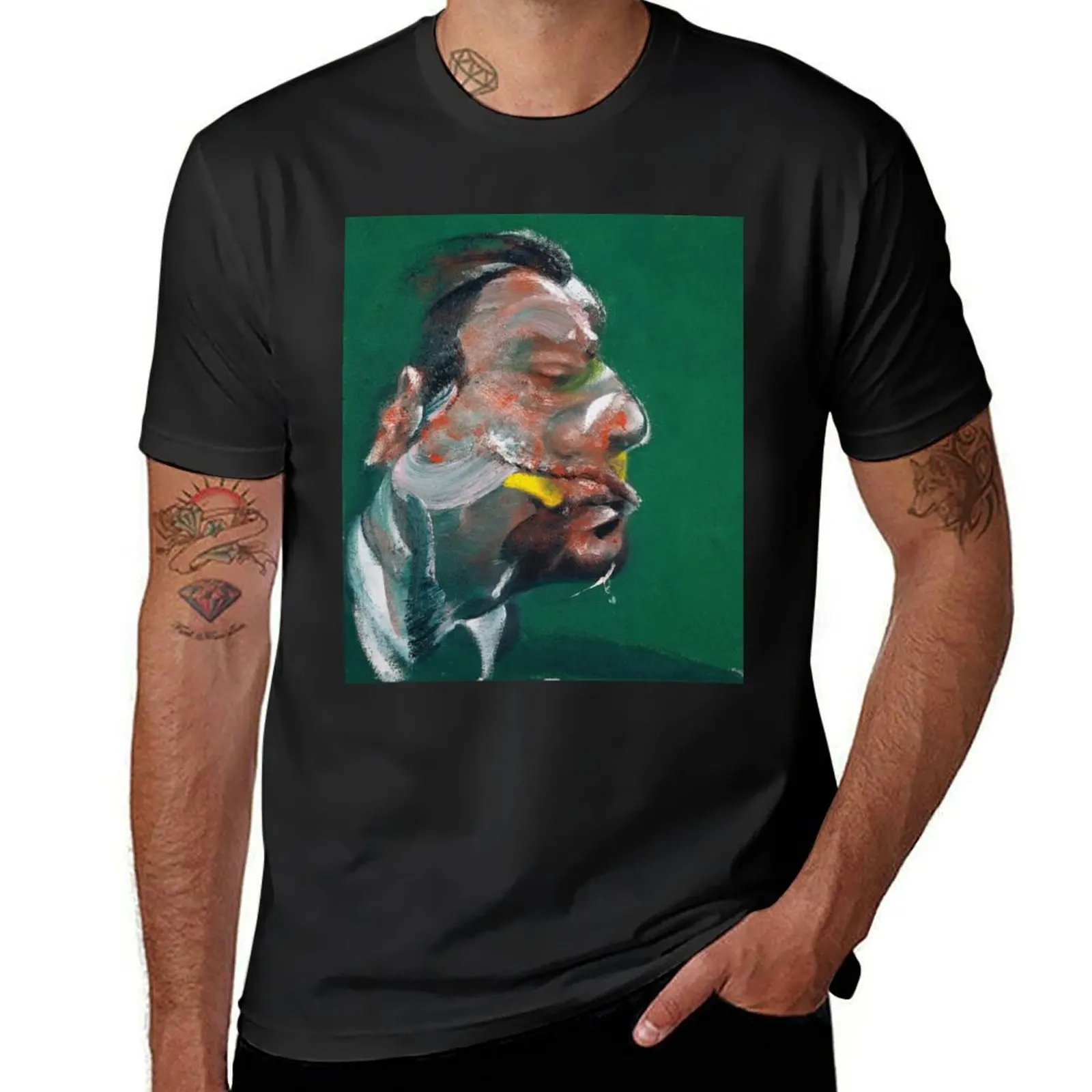 

Francis Bacon T-Shirt vintage quick-drying heavyweights aesthetic clothes t shirts for men cotton