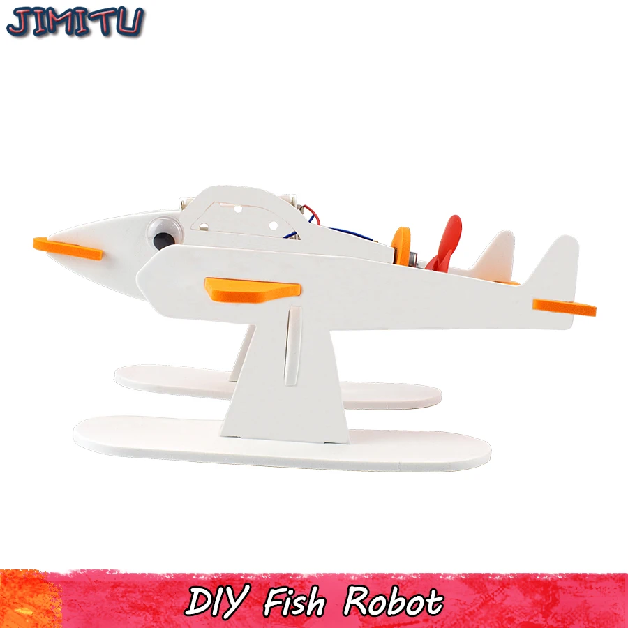 

DIY Electric Model Kit Toys for Children Ship Assembly Safety Creative Experiment Models Water Toy Exploring Science Best Gifts