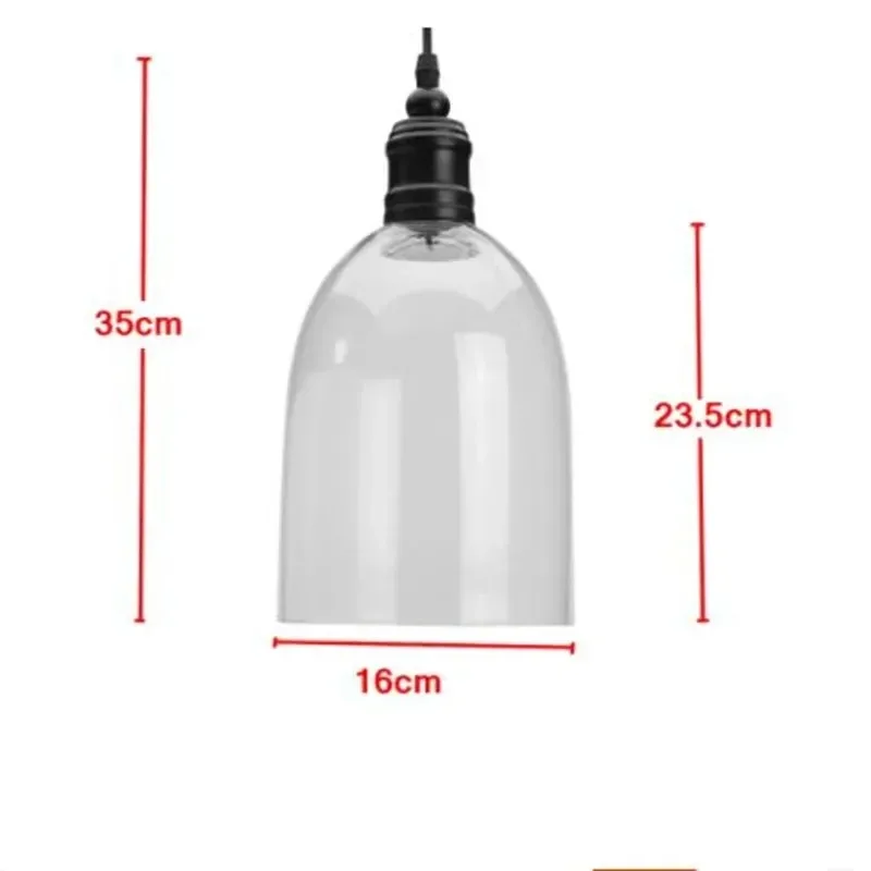American vintage pendant lights iron white glass pendant lamp E27 110V 220V adjustable pendant lights for room Lampara colgante