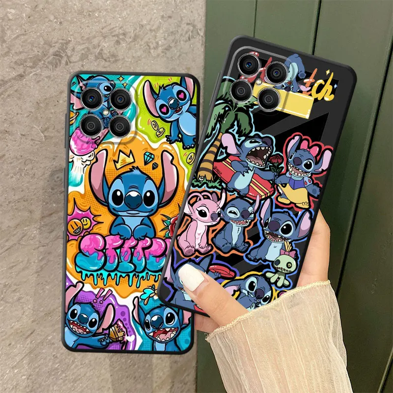 Stitch Lilo Disney Cute Phone Case for Honor 8X 90 Lite X6 X7 X8 X6a X8a X9a 5G Cover