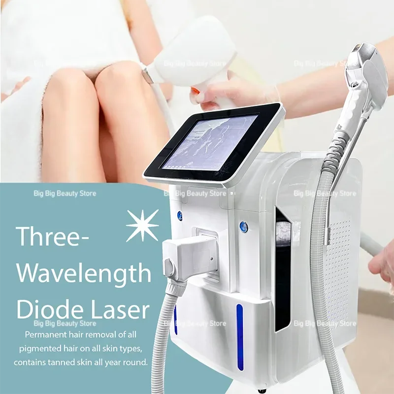 Professional Diode Laser Hair Removal Machine High Power 3500W Alexandrite Laser 808nm 755nm 1064nm CE Factory Fast delivery