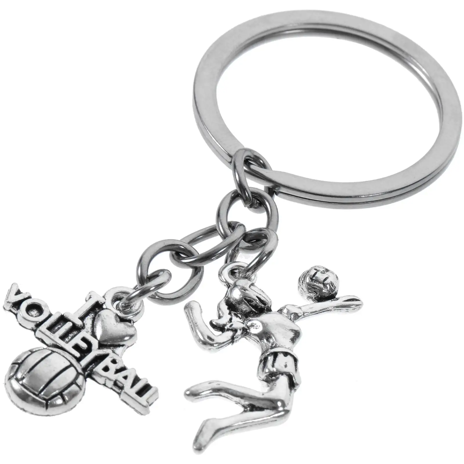 Volleyball Keychain Exquisite Zinc Alloy Portable Hanging Bag Pendant Decorative Multi Function Key Chain Team SportsSouvenir