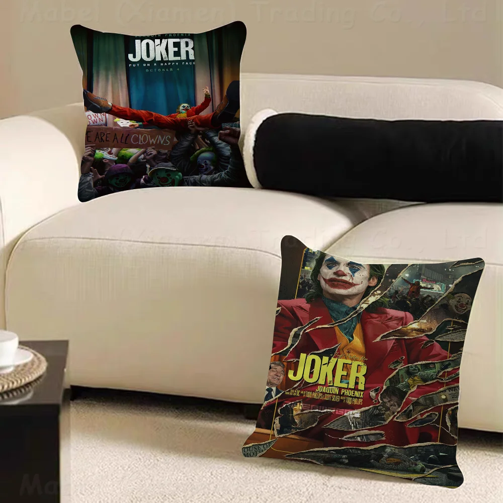 J-Joaquin P-Phoenix J-JokerStitch Lucky Dragon Pillow Cover Sofa Cushion Cover Home Room Decoration Children Gift