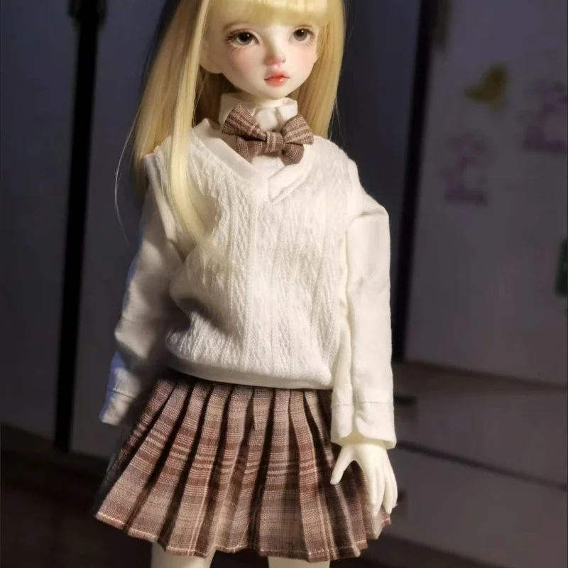 1/6 1/4 1/5 1/3 Doll's Clothes Suit Uniform JK Set for 30/36/45/60/62/65/68/70/72/75cm Bjd Doll Toys Doll Accessories, No Doll