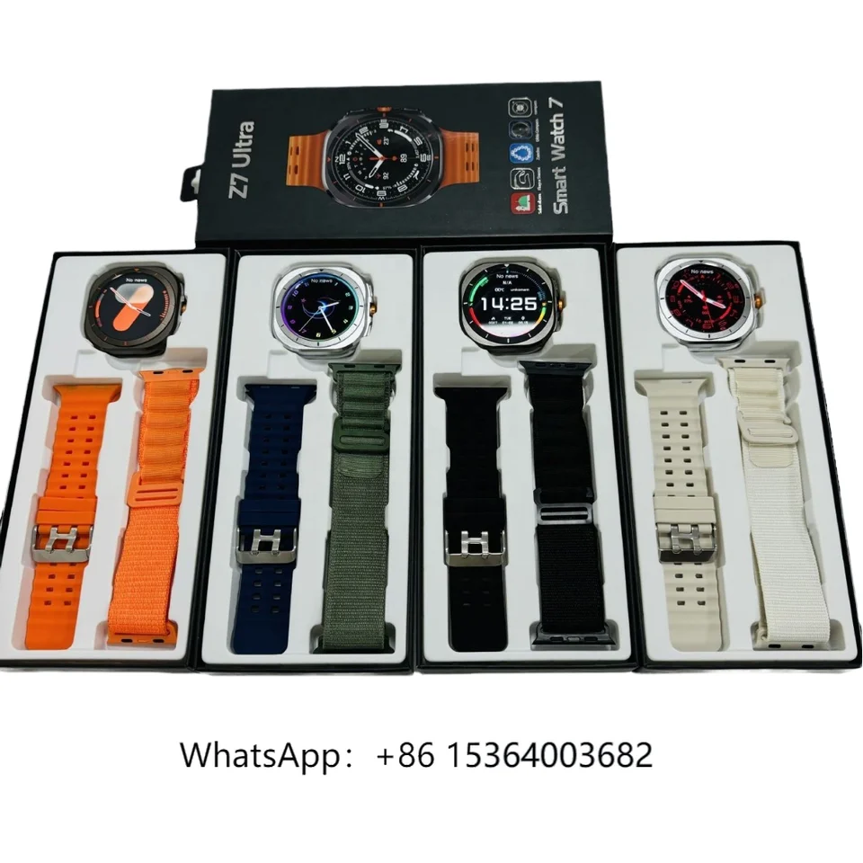 

TJXL-2025 Z7 ULTRA Smart Watch for Fitness High Quality Android Operated AMOLED Magnetic Waterproof LongLasting Rubber Band for