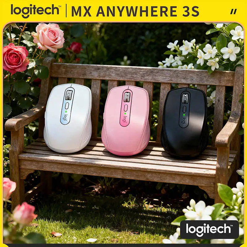 

Компактная мышь Logitech MX Anywhere 3S, эргономичный дизайн, перезаряжаемая, с быстрым прокруткой для портативных ПК Mac