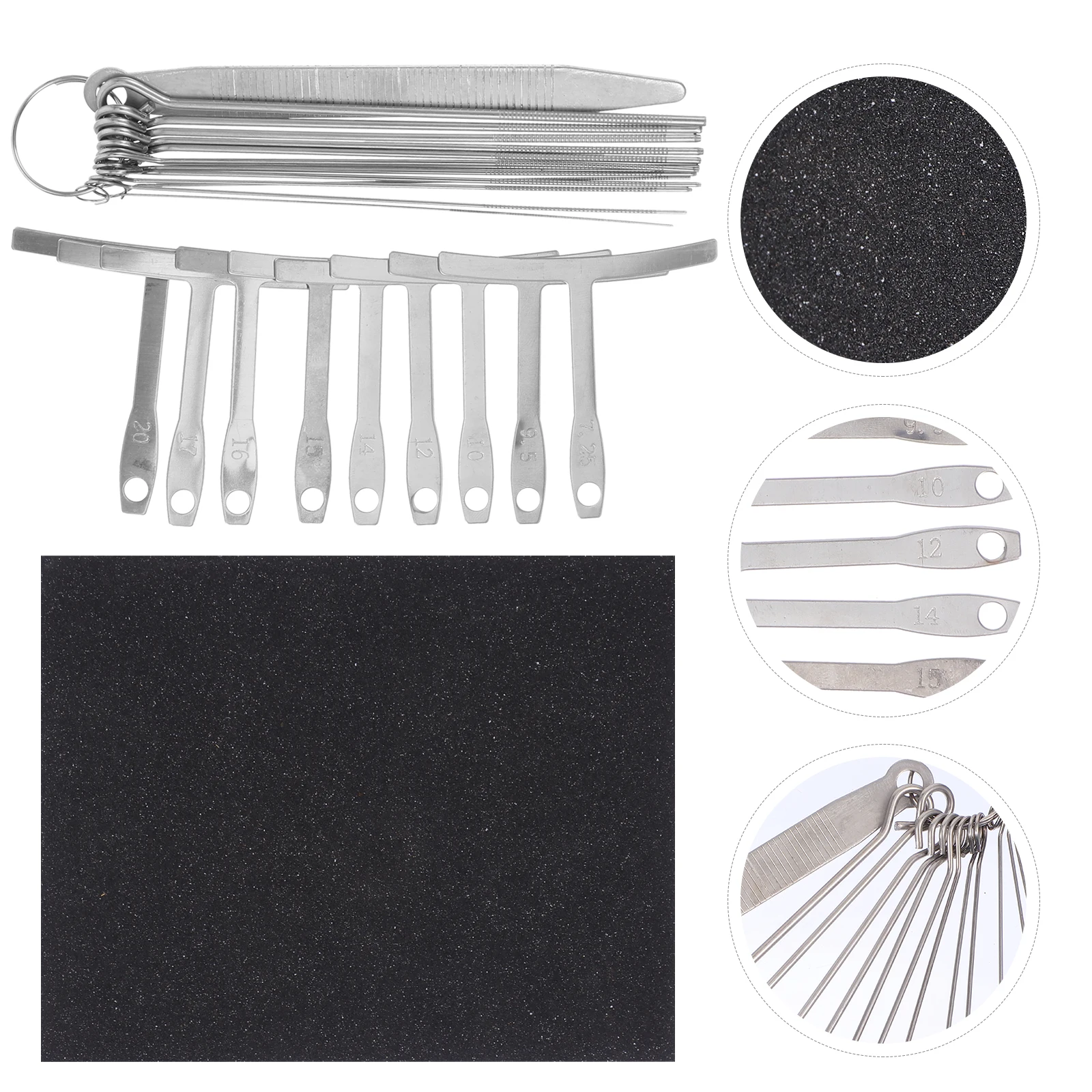 

19 Pcs Guitar Repair Tool Set Accessories for Meter Tools Repairing Instrument Kit