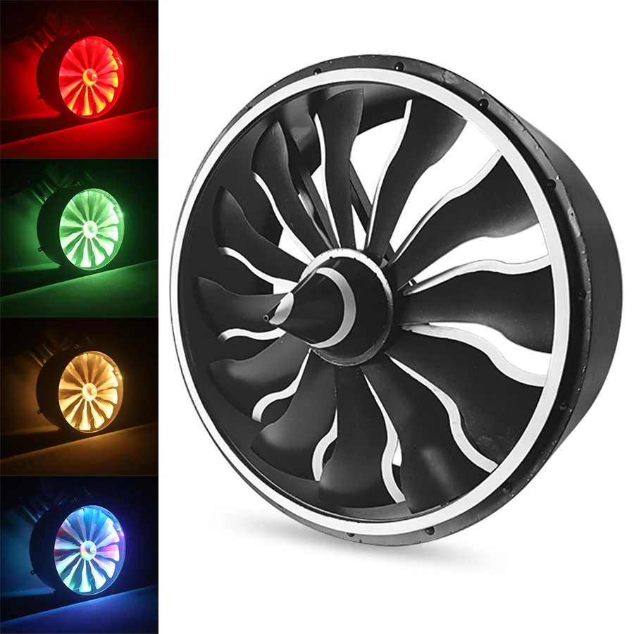 Airplane Motor Fan Light LED Stage Lighting DJ Disco Bar Club Concert Ball Interior Decoration