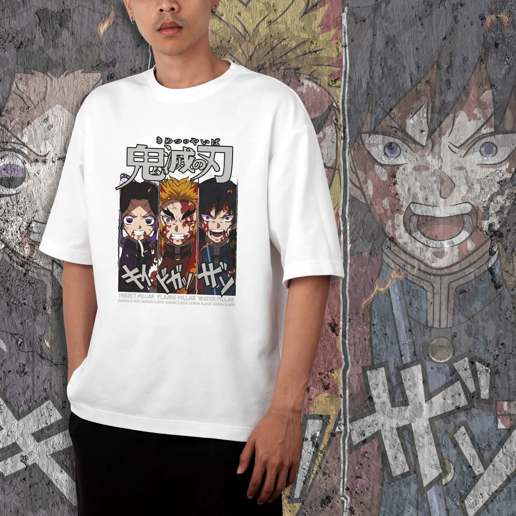 T-shirt with print Demon Slashing Blade - Pillars 3 WE