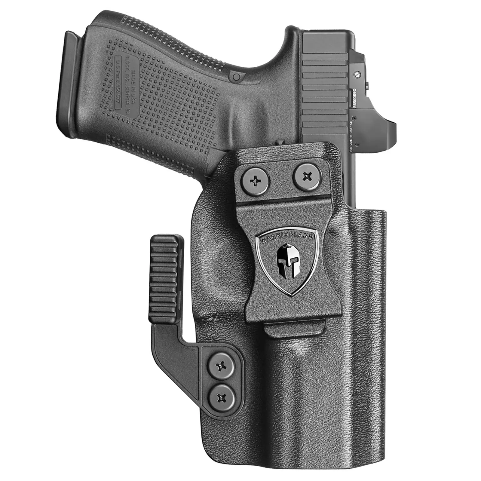 For Glock 17,Glock 19,Gen (3-6),G23,G32 Gen(3-4),G19X,G44,G45,IWB Kydex Holster,Inside Waistband  Carry,with Claw,Right Hand