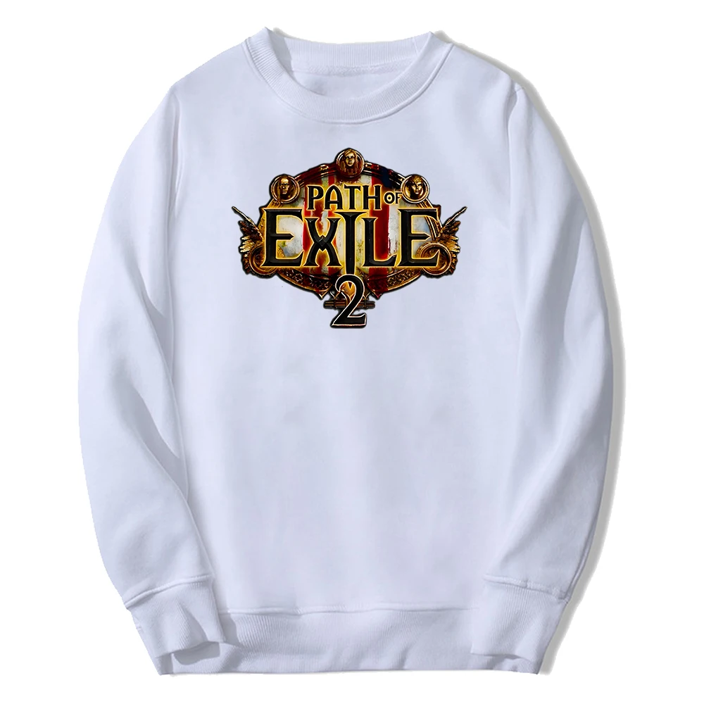 Path of Exile 2 Hot Game 2025 Crewneck Long Sleeve Streetwear Women Men Sweatshirt Cosplay Trendy Outfits