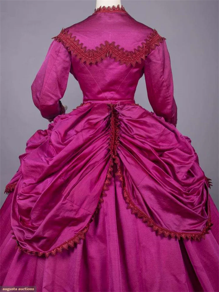

Historical Victorian Renaissance Royal Court Walking CostumeDuchess Ball Gown Colonial Civil War Southern Belle Dress