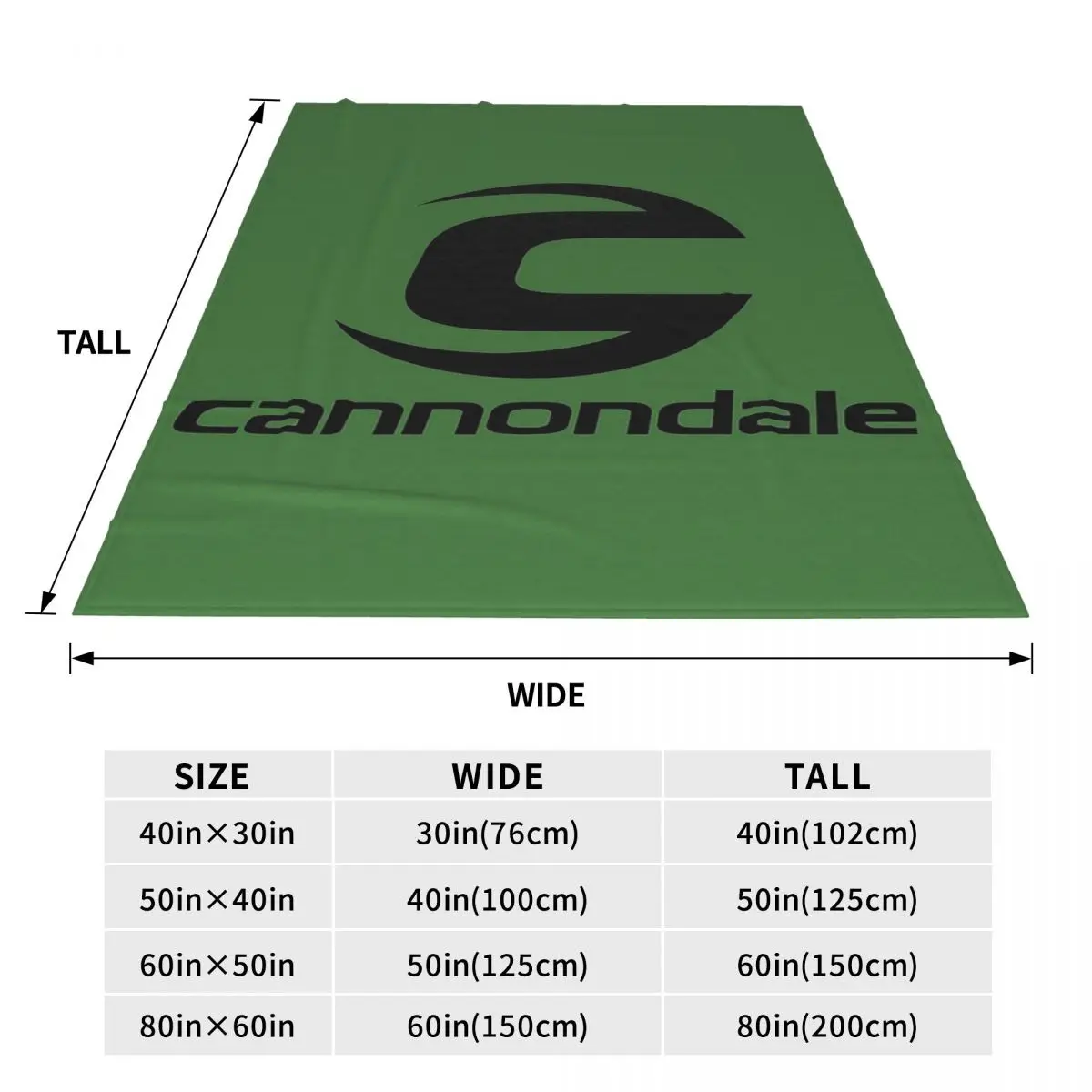 Cannondale Blankets Soft Warm Flannel Throw Blanket Cover for Bed Travel Home Couch