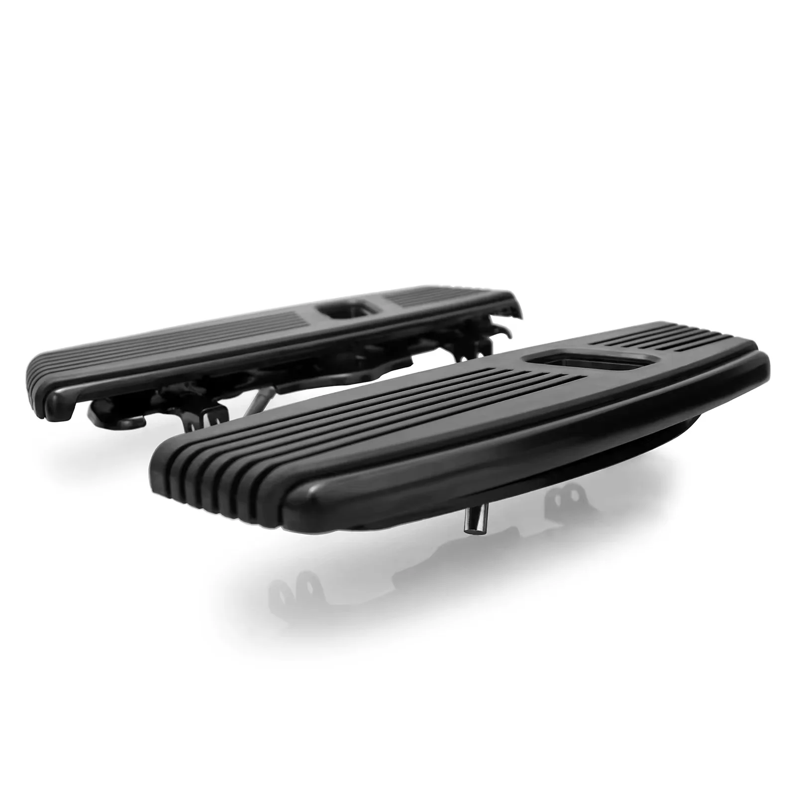 

Kahuna Rider Footboard Kit Stretched Floorboards For Harley Electra Glide Touring Tri Glide Road King Softail Dyna FLD 1986-UP