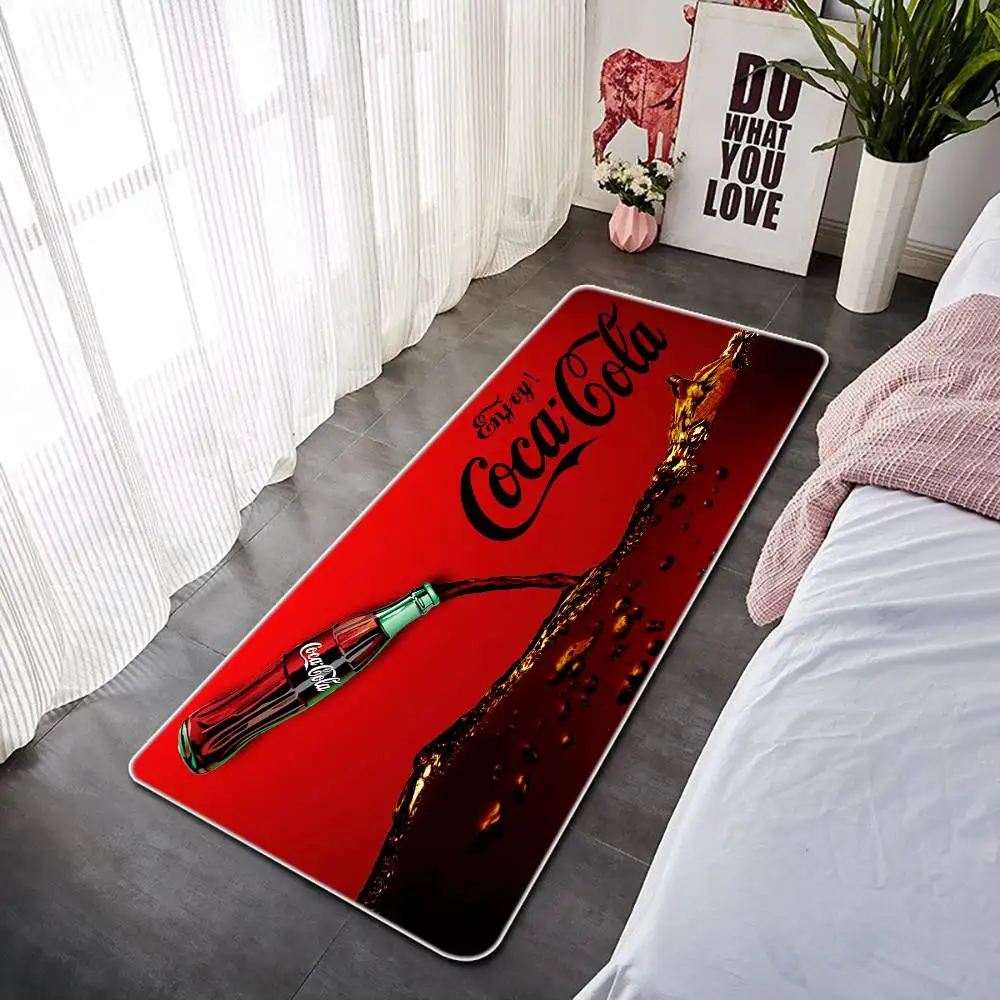 حار C-Cocas C-Colaes الكلمة حصيرة مدخل ممسحة حمام الحصير سجادة ضد الإنزلاق السجاد مدخل المنزل مخصص المطبخ القدم حصيرة