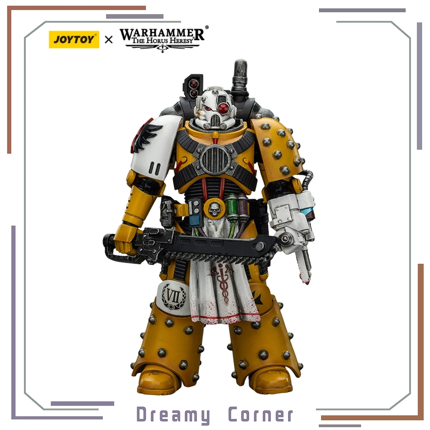 

【Pre-sale】JOYTOY Warhammer 40K Imperial Fists Legion Apothecary 1/18 Action Figure Toys