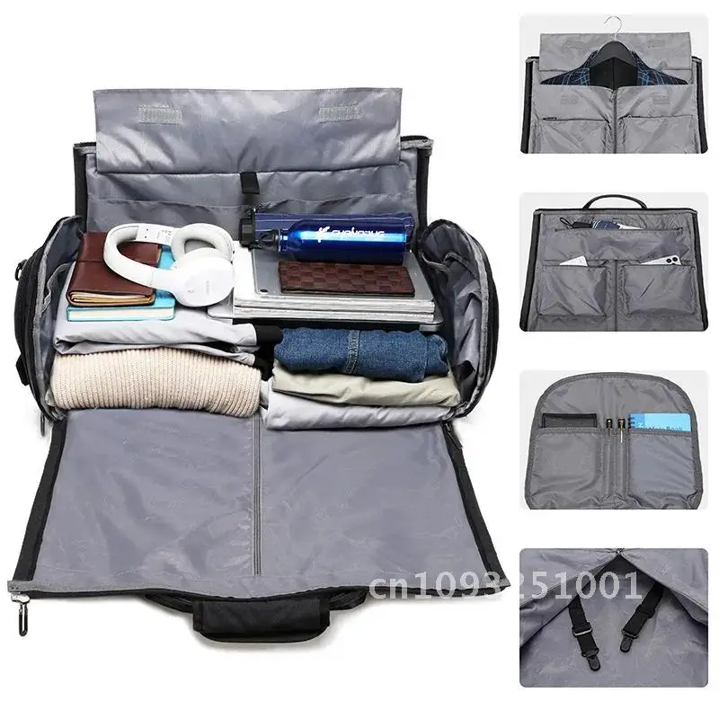 Multifunction Men Suit Storage Travel Duffel Large Capacity Bag Luggage Pocket Handbag Travel Bag Waterproof Shoes Male