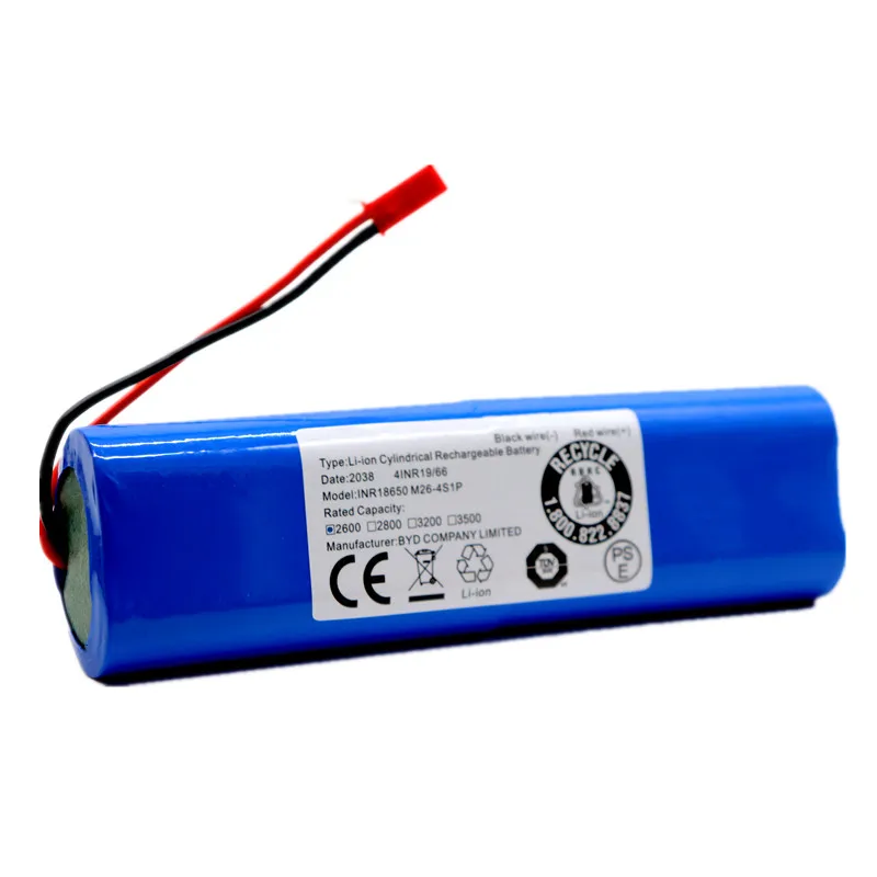 Original Li-lion Battery for ILIFE V3s Pro, V5s Pro, V8s, V8 Plus,V80,V80 Max,V80 Pro,V3s Max 18650 2600mAh 14.4V PX-B010