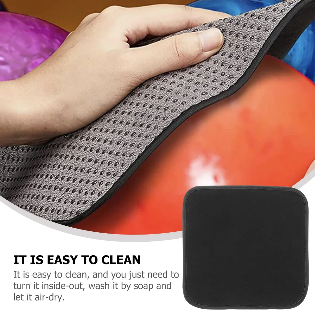 

3Pcs Cleaning Bowling Ball Towel Microfiber Polishing Pad Removes Dirt Fast Dries Easy Wash Ideal for Frequent Use