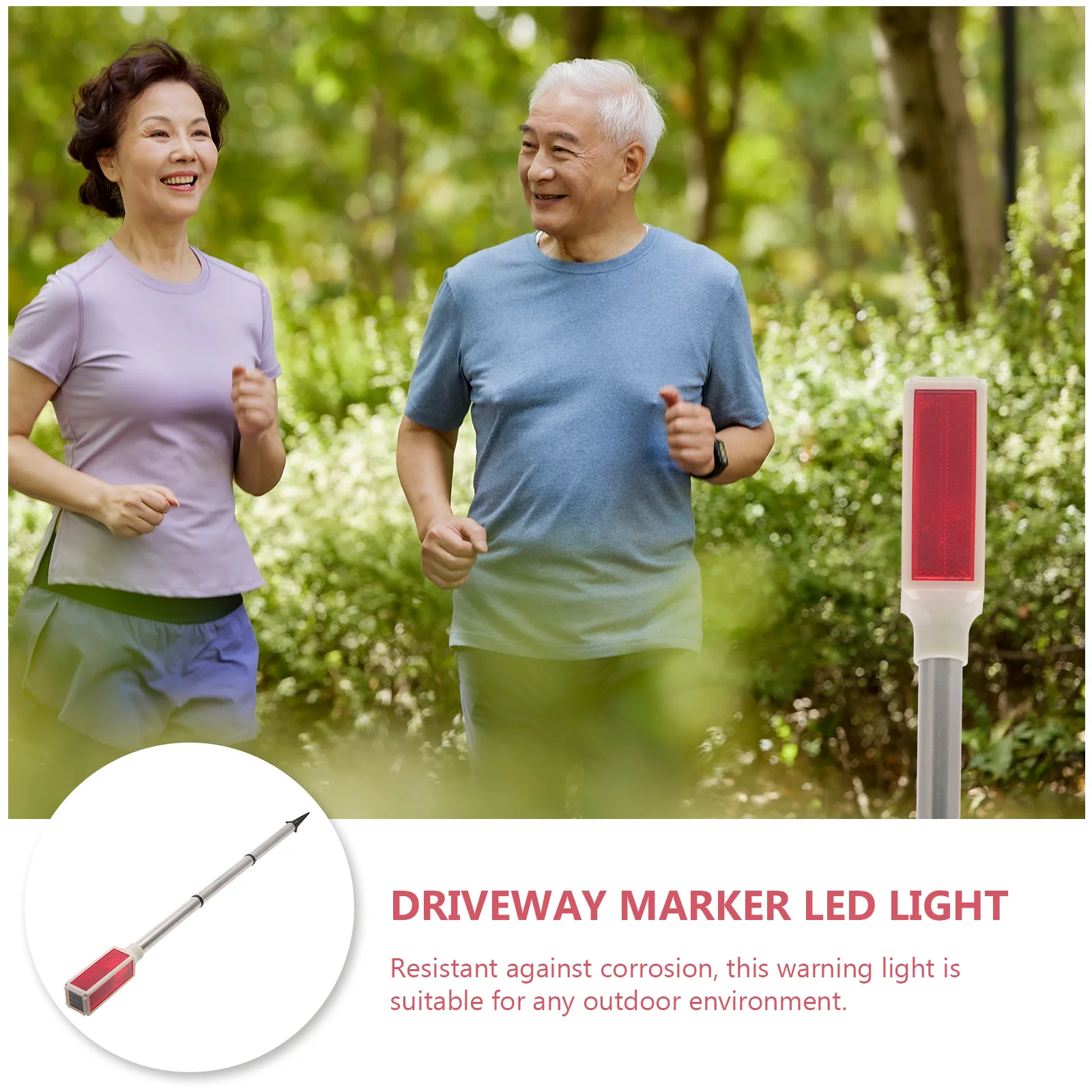 

Solar Driveway Marker Lights for Outdoor Use Warm Pathway Lighting Reflective Markers Suitable Any Environment Solar Energy