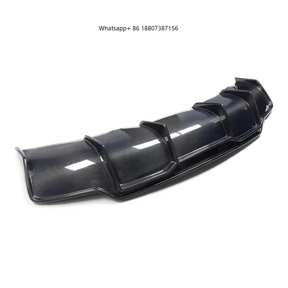 

Suitable forTesla Model 3 Rear Bumper Lip Diffuser Dry Carbon Fiber Automotive Parts