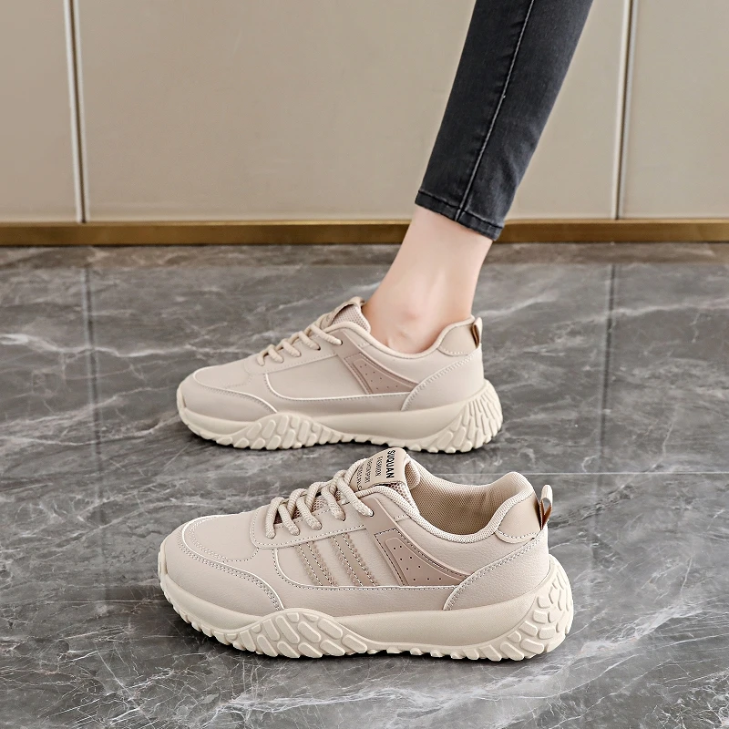 

Women's 4.5CM Platform Sneakers for Women Fashion Thick Sole Comfortable Walking Shoes Non Slip Lightweight Casual Shoes