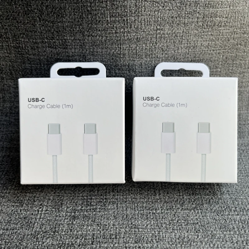 Original PD 60W USB C Fast Charger Cable For Apple iPhone 15 Pro Max 15 Pro 15 Puls USB-C Weaving Charging Data Line Accessories