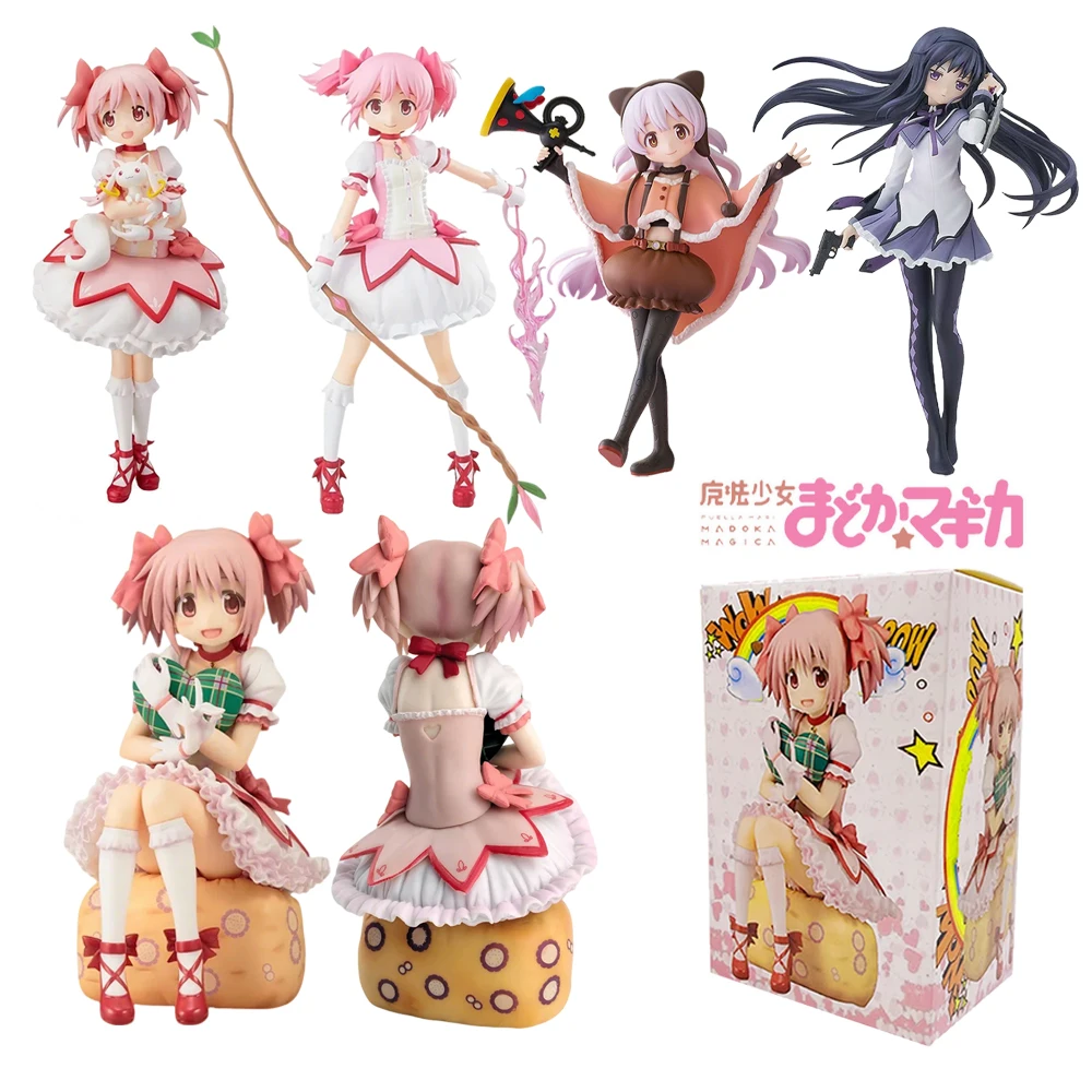 Anime Magikano 14-17cm Puella Magi Madoka Magica Figur PVC-Modell Puppe Desktop-Dekoration Actionfigur Sammelspielzeug Geschenke