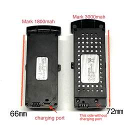 Q6 G6 S6 8K RC Quadcopter Drones Battery 3.7V 1800mAh/3000mAh Rechargeable Lipo Batteries Parts
