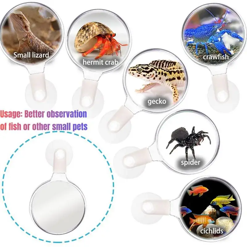 Aquarium Magnifier Fish Tank Viewer Small Animal Magnifier Magnifying Glass Fish Tank Viewer Plant Observation For Viewing Coral