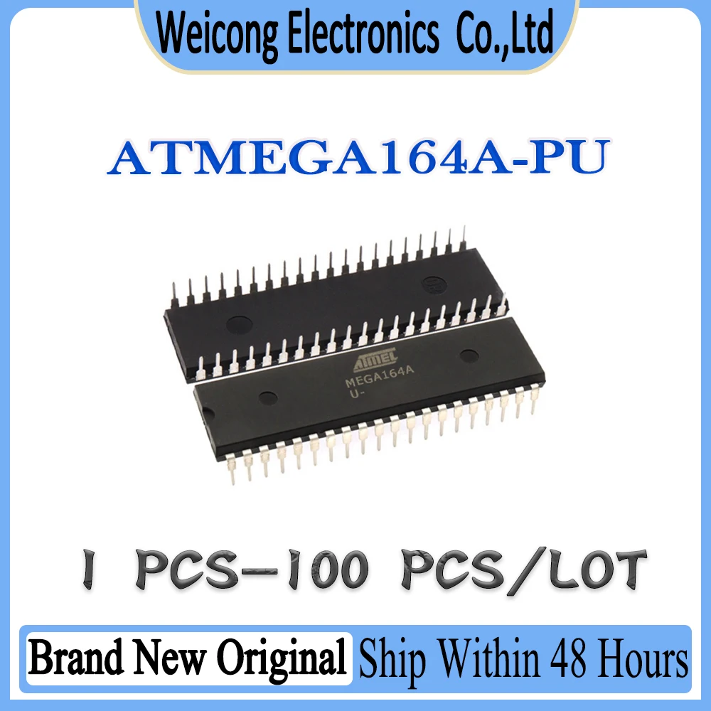 Brand New Original ATMEGA164A-PU ATMEGA164A ATMEGA164 ATMEGA16 ATMEGA IC MCU Chip PDIP-40