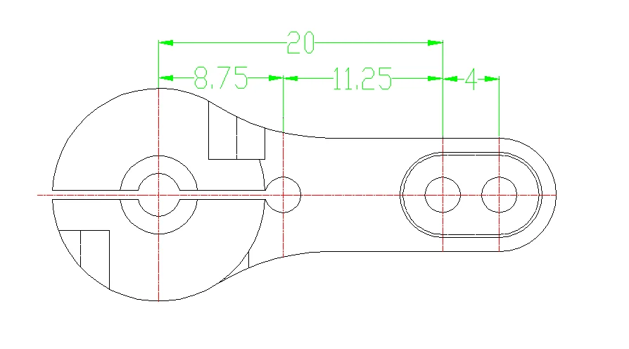 2 Stuks Aluminium 25T Metalen Stuurservo Arm Hoorn Voor Futaba Feetech Savox Xcore HL Hsp Hd Power rc Auto Onderdelen
