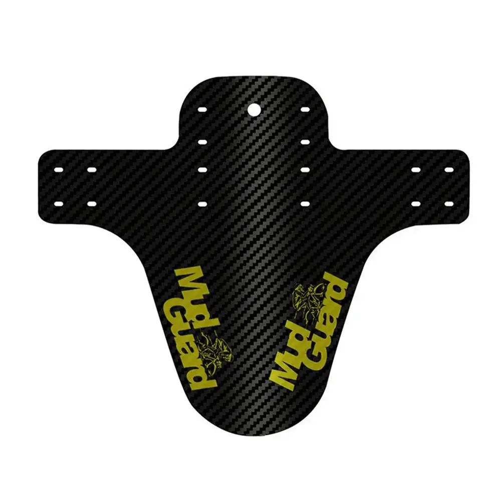 Mountain Bike Fenders Set, Carbon Fiber Pattern MTB Mudguard for Front/Rear Wheel, Waterproof Bike Wing Guard with Cable Ties