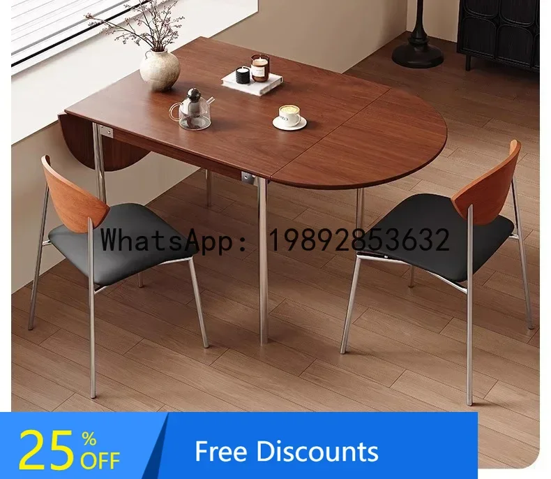 

dining table cherry wood solid wood French complex antique style oval retractable household table