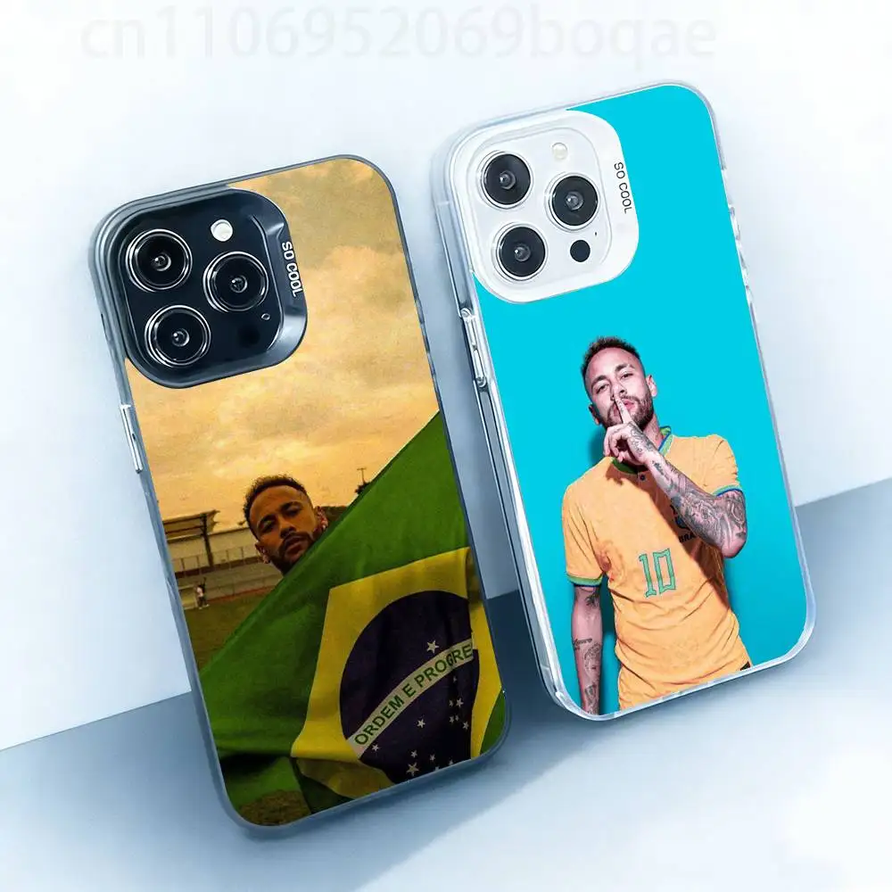 

Football Sport N-Neymar White Shockproof Phone Case For iPhone 17,16,15,14,13,12,11,Pro,XS,Max,Plus,Mini,SE