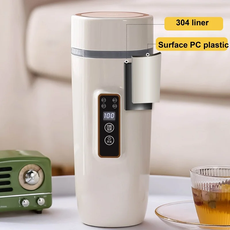 110V/220V /12V/24V Elektrische Wasserkocher Tragbare Heizung Tasse Teekanne Heizung Maschine 4 getriebe Reise Becher Elektrische Eintopf Tasse 350ml