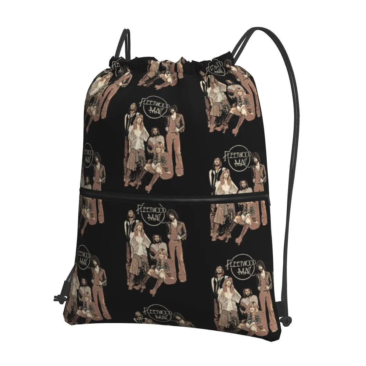 

Винтажные рюкзаки Fleetwood Mac, многофункциональные портативные рюкзаки на шнурке, карманная сумка для обуви, сумки для книг для путешествий, школы