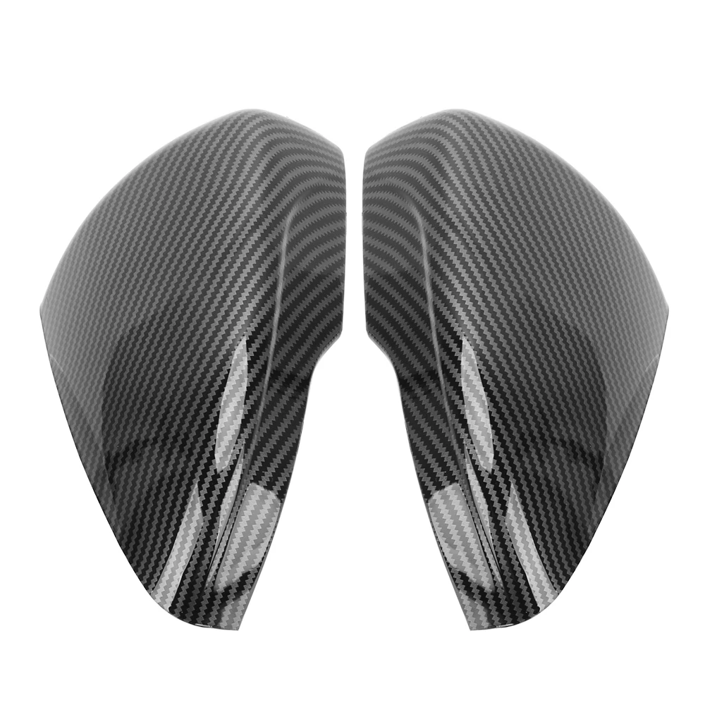 

2Pcs Left / Right Car Rearview Mirror Covers For Focus MK2 MK3 MK4 BM5117K748AA BM5117K747AA Carbon Fiber Color Auto Parts