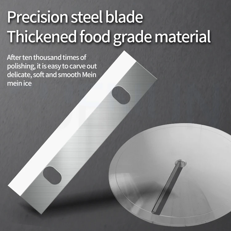 Machine à crème glacée commerciale, magasin de thé au lait, glace pilée sur neige, épaisseur réglable, automatique