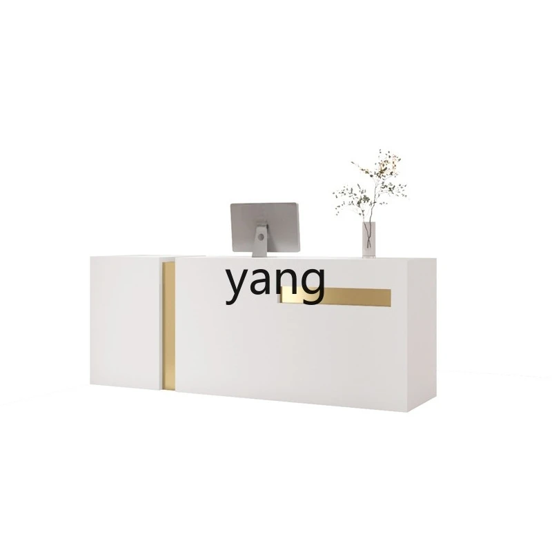 

LH Clothing Store Cashier Counter Small Painted Bar Table Reception Desk