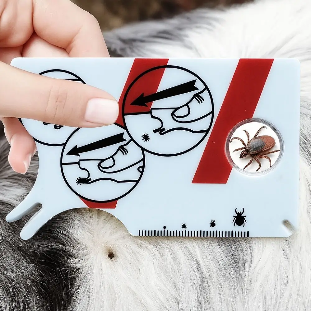 

Pet Supplies Professional Pet Tick Card Safe Plastic Portable Tick Card Effective Pets Lice Remover For Dogs Cats