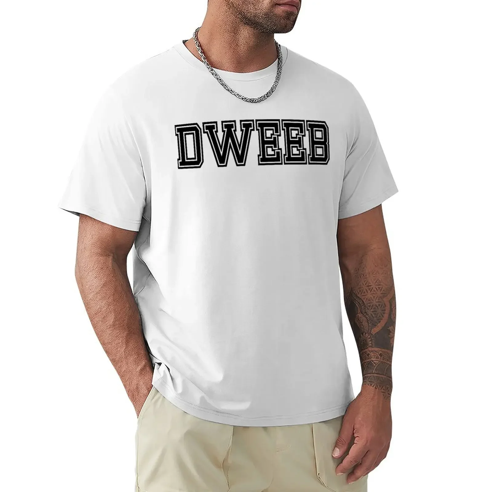 DWEEB T-shirt Blouse cute tops mens white t shirts