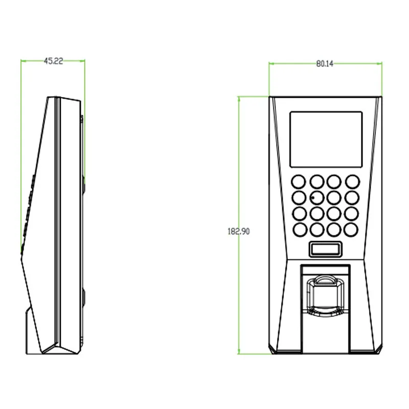 Biological Fingerprint Attendance System Access Control Equipment for Check-in Biometric Access Control Products